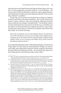 Image of the Page - 37 - in Strategen im Literaturkampf - Thomas Bernhard, Peter Handke und die Kritik