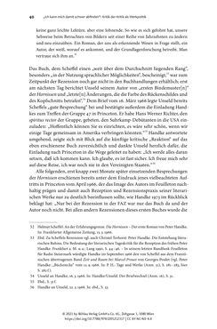 Bild der Seite - 40 - in Strategen im Literaturkampf - Thomas Bernhard, Peter Handke und die Kritik