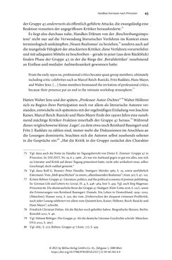 Image of the Page - 45 - in Strategen im Literaturkampf - Thomas Bernhard, Peter Handke und die Kritik