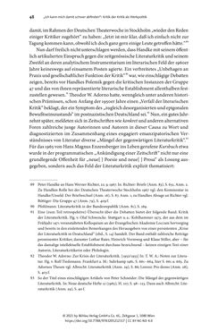 Image of the Page - 48 - in Strategen im Literaturkampf - Thomas Bernhard, Peter Handke und die Kritik