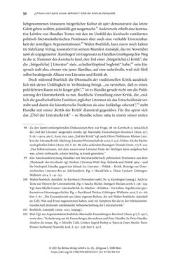 Image of the Page - 50 - in Strategen im Literaturkampf - Thomas Bernhard, Peter Handke und die Kritik