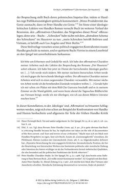 Bild der Seite - 59 - in Strategen im Literaturkampf - Thomas Bernhard, Peter Handke und die Kritik