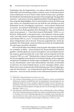 Image of the Page - 84 - in Strategen im Literaturkampf - Thomas Bernhard, Peter Handke und die Kritik