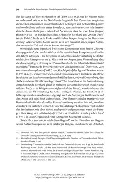 Image of the Page - 94 - in Strategen im Literaturkampf - Thomas Bernhard, Peter Handke und die Kritik