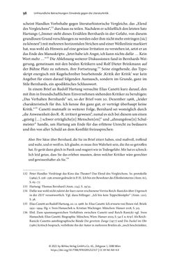 Bild der Seite - 98 - in Strategen im Literaturkampf - Thomas Bernhard, Peter Handke und die Kritik