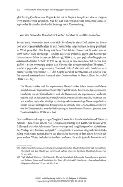 Bild der Seite - 112 - in Strategen im Literaturkampf - Thomas Bernhard, Peter Handke und die Kritik