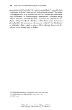 Image of the Page - 140 - in Strategen im Literaturkampf - Thomas Bernhard, Peter Handke und die Kritik