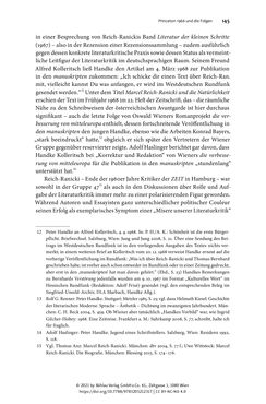 Image of the Page - 145 - in Strategen im Literaturkampf - Thomas Bernhard, Peter Handke und die Kritik