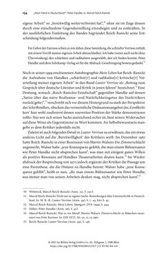 Bild der Seite - 154 - in Strategen im Literaturkampf - Thomas Bernhard, Peter Handke und die Kritik