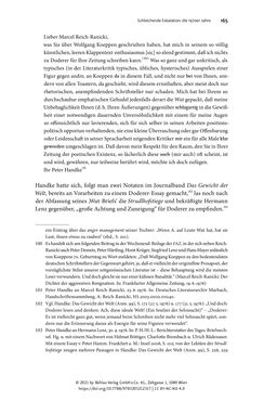Bild der Seite - 165 - in Strategen im Literaturkampf - Thomas Bernhard, Peter Handke und die Kritik
