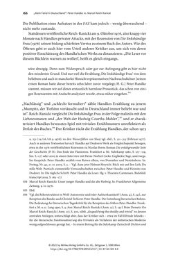 Bild der Seite - 166 - in Strategen im Literaturkampf - Thomas Bernhard, Peter Handke und die Kritik
