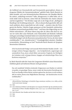 Image of the Page - 172 - in Strategen im Literaturkampf - Thomas Bernhard, Peter Handke und die Kritik