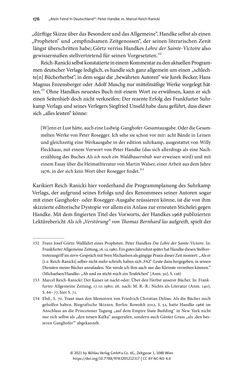 Bild der Seite - 176 - in Strategen im Literaturkampf - Thomas Bernhard, Peter Handke und die Kritik