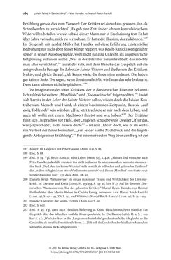 Image of the Page - 184 - in Strategen im Literaturkampf - Thomas Bernhard, Peter Handke und die Kritik