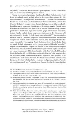 Image of the Page - 210 - in Strategen im Literaturkampf - Thomas Bernhard, Peter Handke und die Kritik