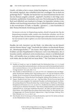 Image of the Page - 240 - in Strategen im Literaturkampf - Thomas Bernhard, Peter Handke und die Kritik