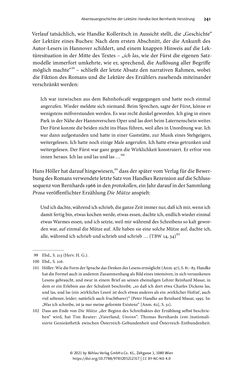 Image of the Page - 241 - in Strategen im Literaturkampf - Thomas Bernhard, Peter Handke und die Kritik