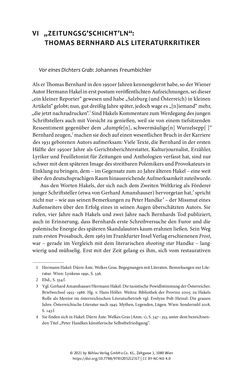 Image of the Page - 273 - in Strategen im Literaturkampf - Thomas Bernhard, Peter Handke und die Kritik