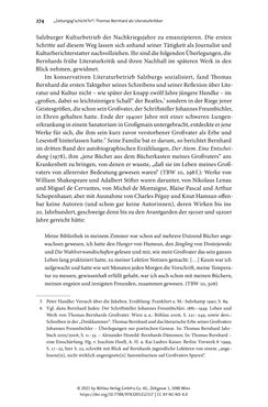 Image of the Page - 274 - in Strategen im Literaturkampf - Thomas Bernhard, Peter Handke und die Kritik