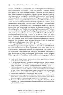 Image of the Page - 290 - in Strategen im Literaturkampf - Thomas Bernhard, Peter Handke und die Kritik