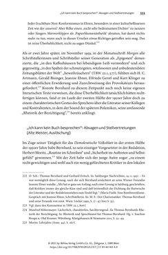 Image of the Page - 333 - in Strategen im Literaturkampf - Thomas Bernhard, Peter Handke und die Kritik