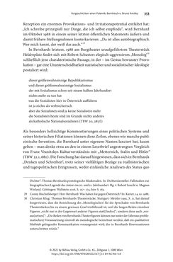 Image of the Page - 353 - in Strategen im Literaturkampf - Thomas Bernhard, Peter Handke und die Kritik