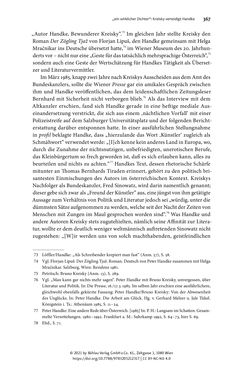 Bild der Seite - 367 - in Strategen im Literaturkampf - Thomas Bernhard, Peter Handke und die Kritik