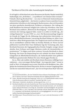 Bild der Seite - 369 - in Strategen im Literaturkampf - Thomas Bernhard, Peter Handke und die Kritik