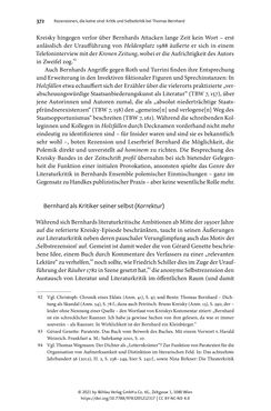 Image of the Page - 372 - in Strategen im Literaturkampf - Thomas Bernhard, Peter Handke und die Kritik