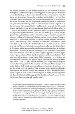 Image of the Page - 373 - in Strategen im Literaturkampf - Thomas Bernhard, Peter Handke und die Kritik