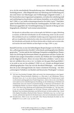 Image of the Page - 375 - in Strategen im Literaturkampf - Thomas Bernhard, Peter Handke und die Kritik
