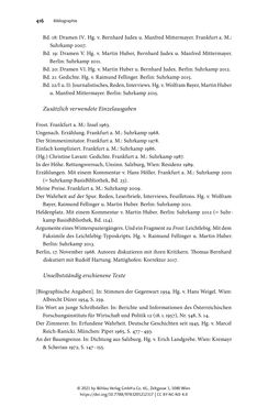Image of the Page - 416 - in Strategen im Literaturkampf - Thomas Bernhard, Peter Handke und die Kritik