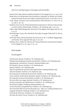 Bild der Seite - 418 - in Strategen im Literaturkampf - Thomas Bernhard, Peter Handke und die Kritik