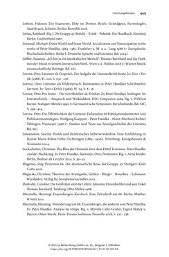 Bild der Seite - 449 - in Strategen im Literaturkampf - Thomas Bernhard, Peter Handke und die Kritik