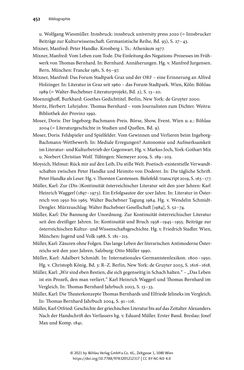 Bild der Seite - 452 - in Strategen im Literaturkampf - Thomas Bernhard, Peter Handke und die Kritik
