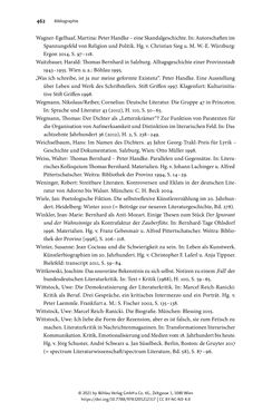 Bild der Seite - 462 - in Strategen im Literaturkampf - Thomas Bernhard, Peter Handke und die Kritik
