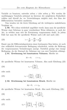 Image of the Page - 50 - in Vorlesungen über Thermodynamik