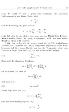 Image of the Page - 52 - in Vorlesungen über Thermodynamik