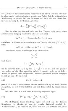 Bild der Seite - 58 - in Vorlesungen über Thermodynamik