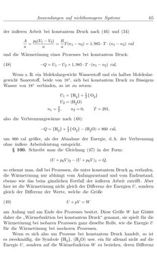 Bild der Seite - 65 - in Vorlesungen über Thermodynamik