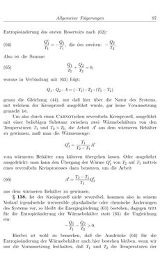 Image of the Page - 97 - in Vorlesungen über Thermodynamik