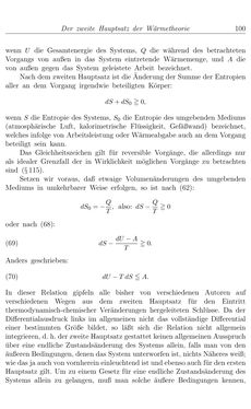 Bild der Seite - 100 - in Vorlesungen über Thermodynamik