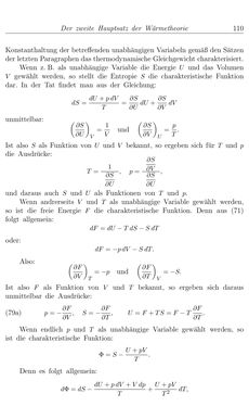 Image of the Page - 110 - in Vorlesungen über Thermodynamik