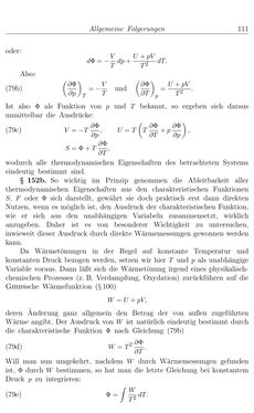 Image of the Page - 111 - in Vorlesungen über Thermodynamik