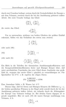 Bild der Seite - 116 - in Vorlesungen über Thermodynamik