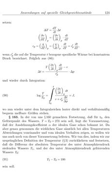 Image of the Page - 124 - in Vorlesungen über Thermodynamik