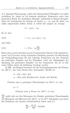 Bild der Seite - 137 - in Vorlesungen über Thermodynamik