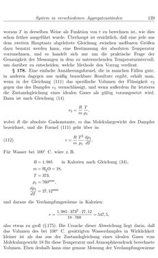 Bild der Seite - 139 - in Vorlesungen über Thermodynamik