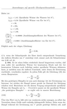 Bild der Seite - 144 - in Vorlesungen über Thermodynamik