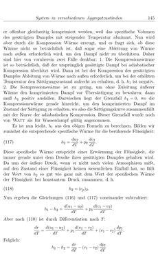 Bild der Seite - 145 - in Vorlesungen über Thermodynamik